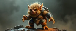 dandy fluffy bugbear gremlin with huge stiff power pants exoskeleton