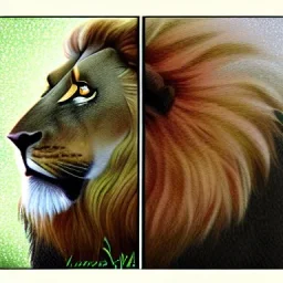 A make OC Linnaeus lion hybrid