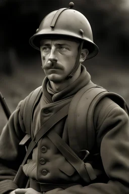 a soldier in first world war