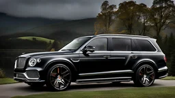 A luxurious (((fusion of a bentley and G-Wagon))), its sleek contours and opulent details blending seamlessly together