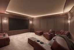 a dedicated home cinema room