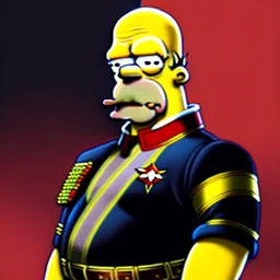 Homer Simpson as a Starfleet officer