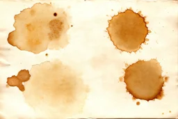 scan of old tea stains on rough paper