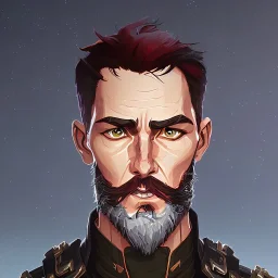 Tom Cruise Christmas military cyberpunk beard goat