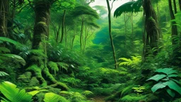The image used for this article showcases a stunning, vibrant forest that exudes unparalleled natural beauty. The lush, diverse foliage of the towering trees creates a captivating, picturesque scene. This image highlights the extraordinary aesthetic of the forest, underscoring the crucial importance of preserving this enchanting natural haven from deforestation and desertification.