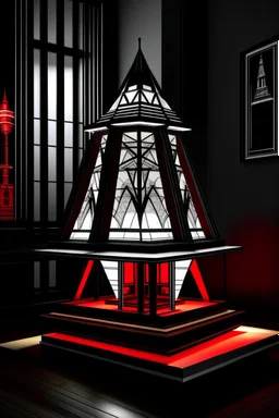 gaming table lamp inspired by palace, modern design,