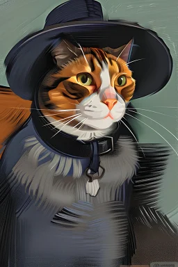 Porträt einer Katze von Van Gogh