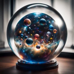 Multiverse in Glass globe