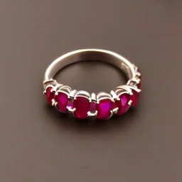 ruby ring with braided band, braided band, men's jewellery