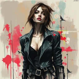 Graffiti Art. WOMAN. Alex Maleev