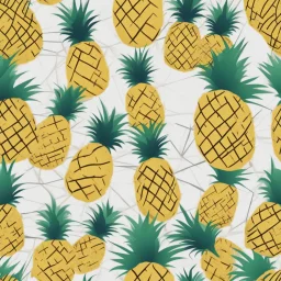 Abstract pineapple concept