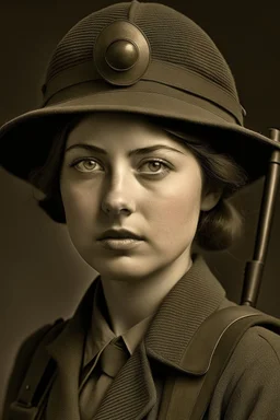 1920 Woman soldier