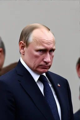 Putin's head from behind