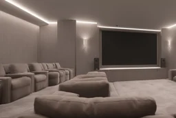 a dedicated home cinema room