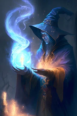 mage casting a spell