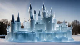 Ice Sculptures of castles