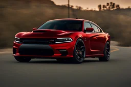 2023 RED DODGE CHARGER FULLVIEW