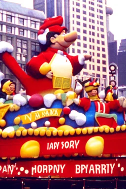 macy's day parade float of Bill Newton