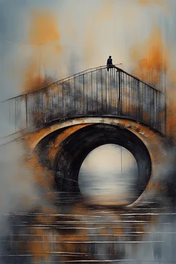 The very act of stepping out into the unknown with no guarantee of success is what creates a bridge to the future and to the possibility of a positive outcome; contemporary art