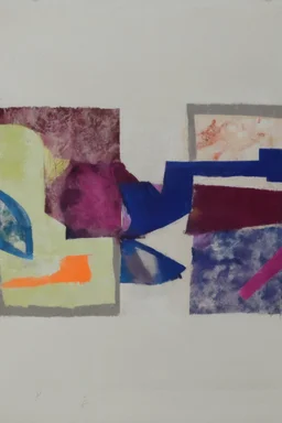 Abstract; Mixed Media Collage