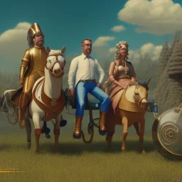 Full body, 3d render, homer simpson 1800's men style, 1800's hair style, 1800's men clothes style,riding horse, hyper realistic, octane render, unreal engine 5, 8k, palace background, uhd