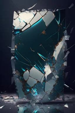 AI shattered glass marble art realisticv2 surrealism 4k resolution art