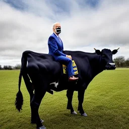 joe biden as a cow