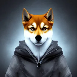 shiba inu ghost spooky creepy dark