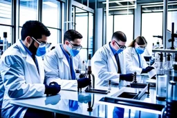 علماء يعملون في المختبرات