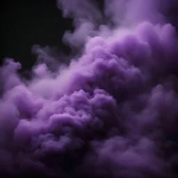 "Generate a mysterious and captivating image featuring a black background enveloped in swirling purple mist and smoke. Emphasize the enigmatic atmosphere, ensuring the mist and smoke evoke a sense of intrigue. Create a seamless blend of darkness and vibrant purple hues to enhance the mysterious ambiance. Pay attention to details, crafting an otherworldly scene that sparks curiosity. Utilize lighting effects judiciously to add depth and highlight the mystique.