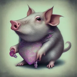 kite rat piglet bling