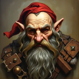 Dnd, fantasy, dwarf, handpainted by a renaissance artist, oil painting, head portrait, sturdy, mighty, grizzled, old