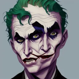 the joker in the style of van gogh