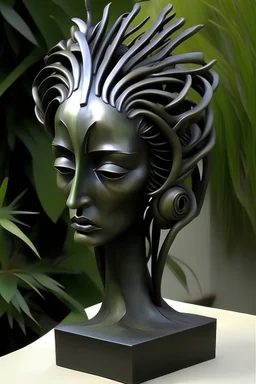 sculpture sorrow Sergio Bustamante abstract]