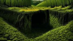 Jungle. Lake. Tunnel.