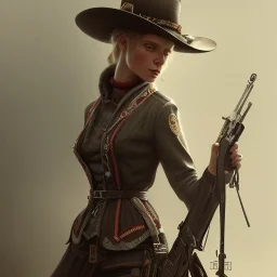 girl old west dress.intricate detail,.Style,by red dead redemption by andrea bonelli,by Jean Baptiste Monge.