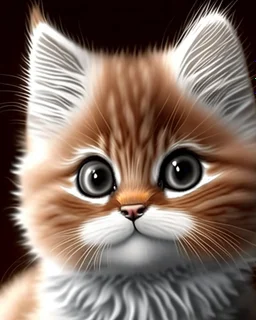 Cute as cat, realistic