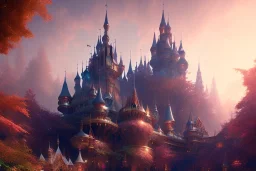 dreamcastle, 8k resolution concept Greg Rutkowski, Artgerm, WLOP, Alphonse Mucha dynamic lighting hyperdetailed triadic colors Unreal Engine 5 volumetric lighting,