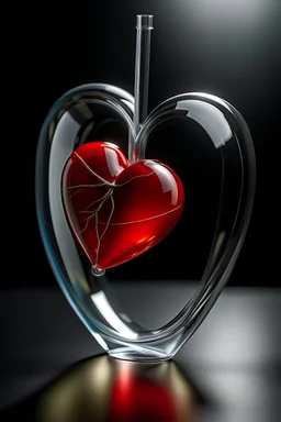 glass shield protects the heart