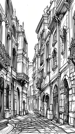 Fine line draw style