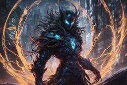 Machine in 8k solo leveling shadow artstyle, Crystal and Symbiote them, neon effect , magic circle, close picture, full body, apocalypse, intricate details, highly detailed, high details, detailed portrait, masterpiece,ultra detailed, ultra quality