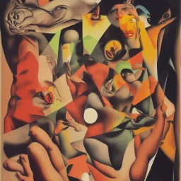 We propagate metabolism, break-neck somersaults, vampirism, and all forms of mimicry,Dada, Surrealism, by artist “Raoul Hausmann", by artist "Francis Picabia," complementary colors, analogous colors, perspective, deep focus, centered, crisp, clear, high resolution"