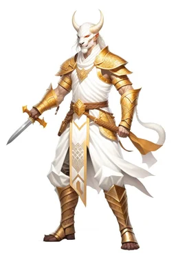 Full Body, Male White Dragonborn, Monk, Knight, boxer pose, White and Gold outfit colour theme, no weapons