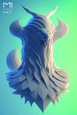 isometric clean art of fantasy creature , soft lighting, soft pastel gradients, high definition, 3d icon clay render, blender 3d