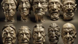 deformed faces