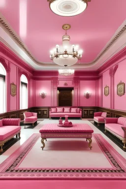 Istana megah klasik pinki