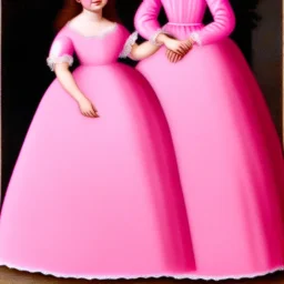 Infanta Margarita Teresa in a Pink Dress