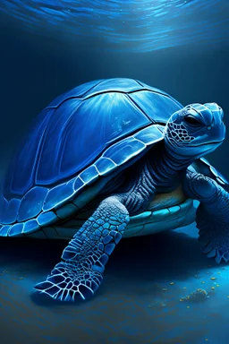 bleu turtle