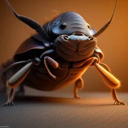 large, humanoid cockroach in bed under bedsheet, 8k resolution, high-quality, fine-detail, intricate, detailed matte, digital art, volumetric lighting, illustration, 3D octane render, brian froud, howard lyon, selina french, anna dittmann, annie stokes, lisa parker, greg rutowski