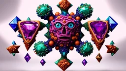 impossible hypercubus jeweled paradox geometry amorphous mutant cyclon monster with many eyes